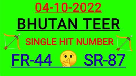 With the First round at 3. . Bhutan teer common number